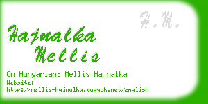 hajnalka mellis business card